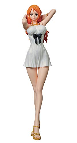 Banpresto One Piece Film Gold Glitter & Glamours Nami Movie Style Action Figure (White Dress Version)