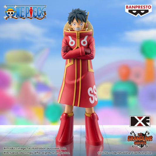 ONE PIECE DXF THE GRANDLINE MEN EGG HEAD MONKEY D LUFFY FIGURE