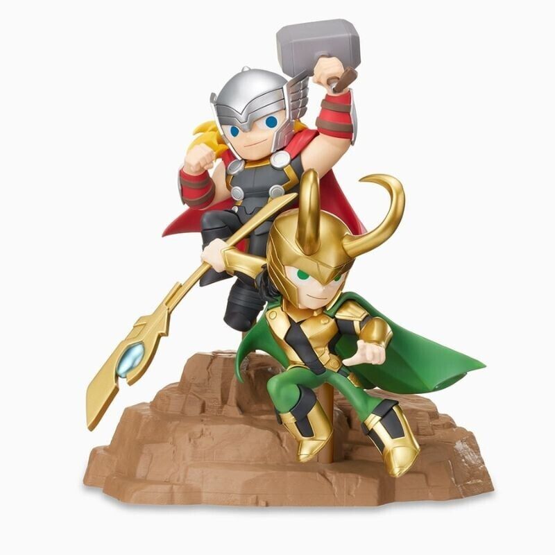 SEGA Luminasta MARVEL GURIHIRU ART Thor and Loki Figure